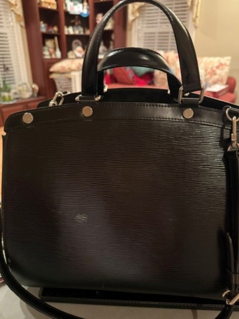 Black Louis Vuitton Black Epi Leather